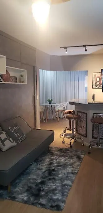 아파트 Lindo Apto - Pe Na Areia Florianópolis 브라질